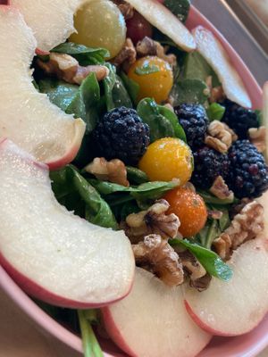 Blackberry peach special salad at Frederick Social in Frederick