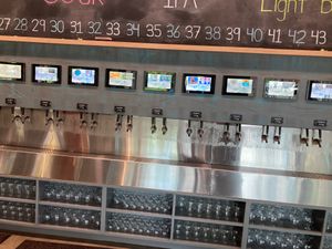 Beer wall
 at Frederick Social in Frederick