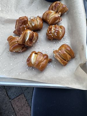 Vegan pretzel bites  at Frederick Social in Frederick