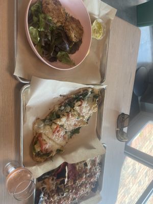 Flat bread, crab cakes, nachos  at Frederick Social in Frederick