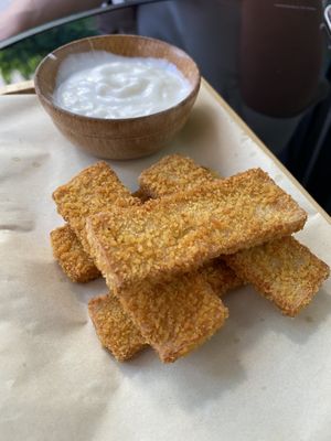 fried tofu sticks  at Future Diner in Yerevan
