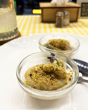 Vegan pistachio ice-cream at Future Diner in Yerevan
