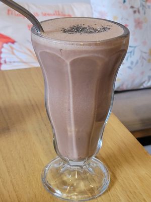 Chocolate banana smoothie at Future Diner in Yerevan