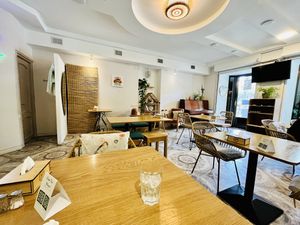 Cafe seating   at Future Diner in Yerevan