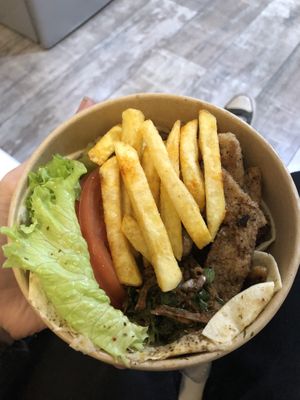 Future shawarma   at Future Diner in Yerevan