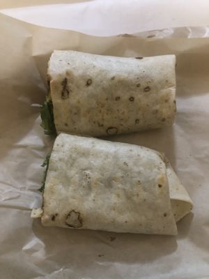 Shawarma wrap  at Future Diner in Yerevan