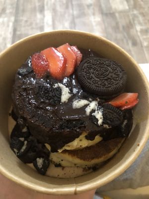 Oreo pancakes   at Future Diner in Yerevan