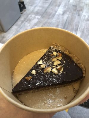 Snickers tart  at Future Diner in Yerevan