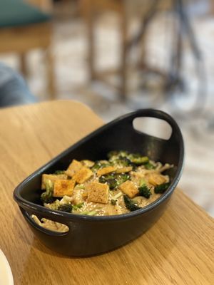 Thai peanut butter noodles  at Future Diner in Yerevan