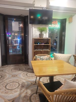 Inside at Future Diner in Yerevan