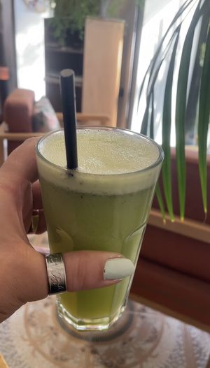 Homemade lemonade   at Future Diner in Yerevan