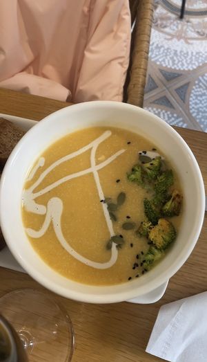 Pumpkin soup  at Future Diner in Yerevan