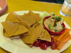 Hummus at Duffy's Esperanza in Vieques