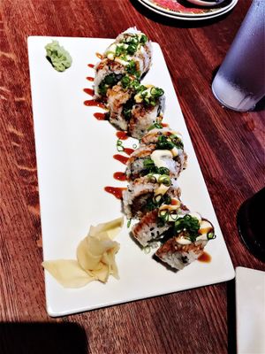 Veganzirra special roll at Sticky Rice in Baltimore