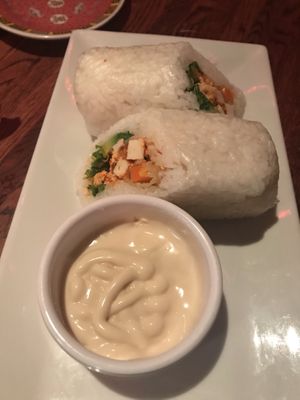Vegan Sushi Burrito (SO GOOD) at Sticky Rice in Baltimore