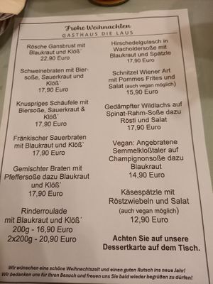  at Gasthaus Die Laus in Bayreuth