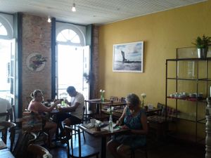 Dining area. at Bar Zulu in Salvador