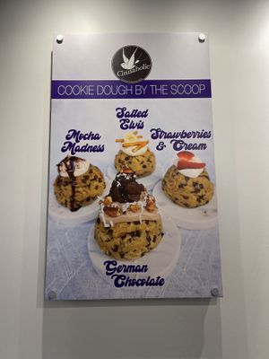 Cookie dough  at Cinnaholic in Calgary