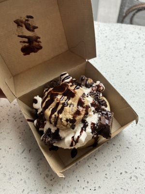 Mouse Tracks bun  at Cinnaholic in Calgary