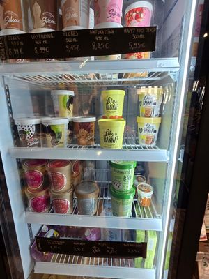 Freezer at Natural Corner in Brussels