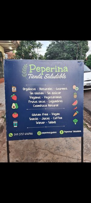 outside at Peperina Alimentos Saludables in Puerto Iguazu