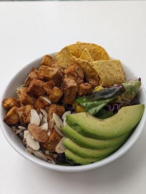 Chipotle Buddha Bowl w/ Tofu at Just Dandy Apothecary & Cafe in Ketchikan