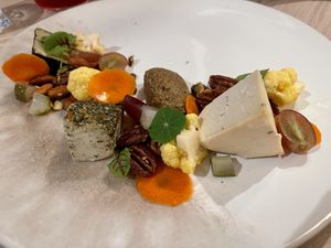 Local Blue Heron cheese plate #Veganuary at Nightshade in Vancouver