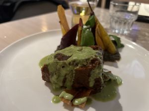 Braised black bean seitan  at Nightshade in Vancouver