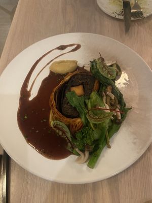 Mushroom Wellington  at Nightshade in Vancouver