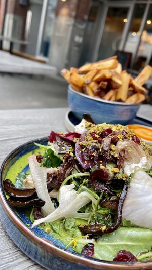 Seasonal salad  at Nightshade in Vancouver