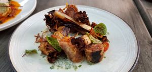 The sausage. Don't order this. at Nightshade in Vancouver