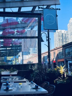 Outside  at Nightshade in Vancouver