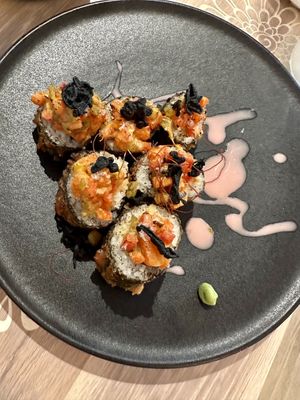 Sushi roll  at Nightshade in Vancouver