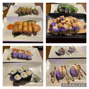 Our dinner  at Unsushi in Valencia