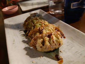 Starter / Veggie gyozas at Unsushi in Valencia