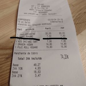  at Unsushi in Valencia