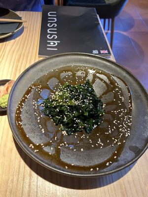 Seaweed saladd  at Unsushi in Valencia