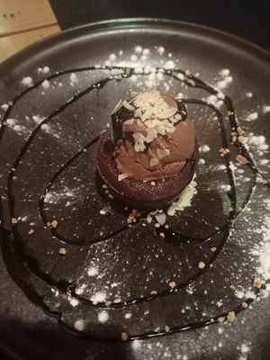 Coulant vegano at Unsushi in Valencia