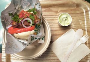 The sandwich I got but not the one I ordered for 78rmb. at Carrot & Cleaver  in Shanghai