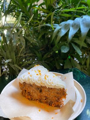 Carrot&Cleavers top signature dessert: homemade vegan carrot cake! at Carrot & Cleaver  in Shanghai