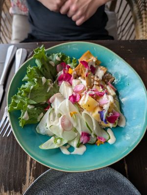 salad bowl at Local & Co in Speightstown