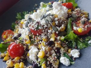 Ensalada con queso fresco at Frida's in South East London