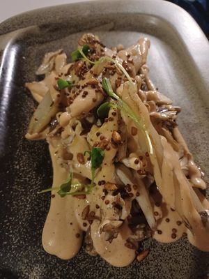 Setas maitake at Green Spot Diagonal in Barcelona