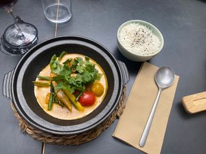 Curry spot  at Green Spot Diagonal in Barcelona