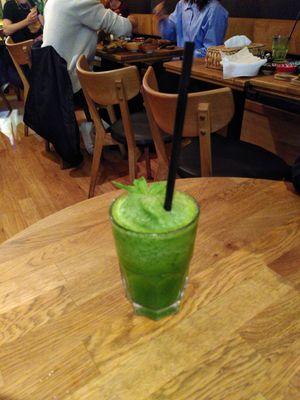 Mint lime slushy. at Ahaaa in Copenhagen