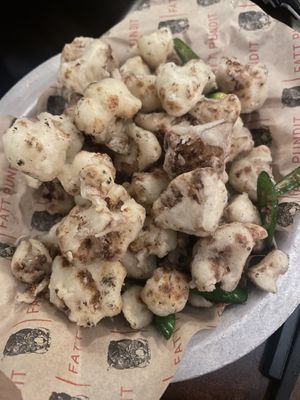 Popcorn cauliflower  at Fatt Pundit - Covent Garden in London