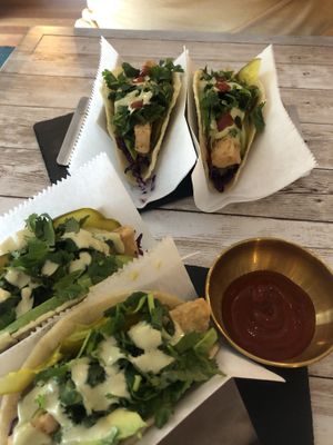East West Spicy Tacos at Voodu Vegan Bistro in Tampa