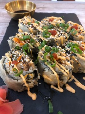 Teriyaki Seduction Roll at Voodu Vegan Bistro in Tampa