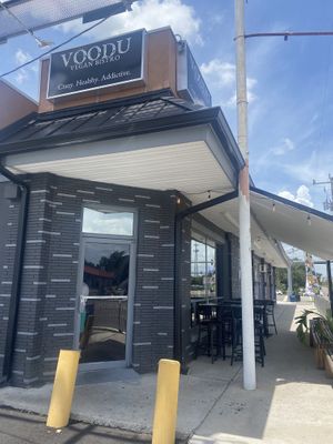 Outside  at Voodu Vegan Bistro in Tampa