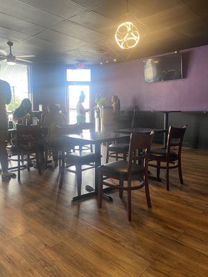 Inside  at Voodu Vegan Bistro in Tampa